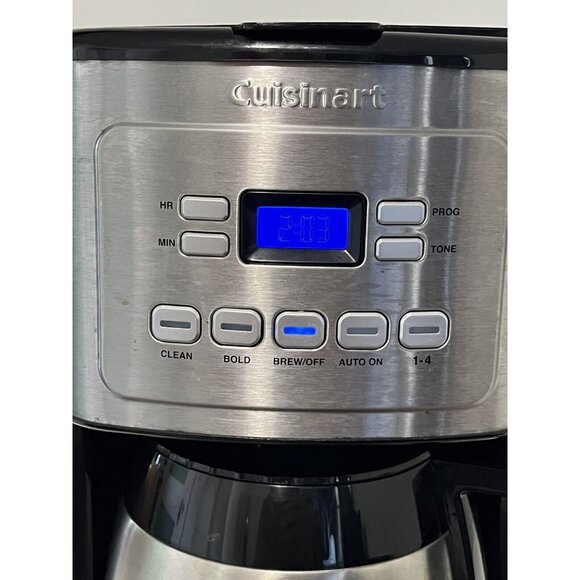 CUISINART 12 CUP THERMAL FULLY PROGRAMMABLE COFFEE MAKER DCC 1850 Tested - Picture 12 of 13